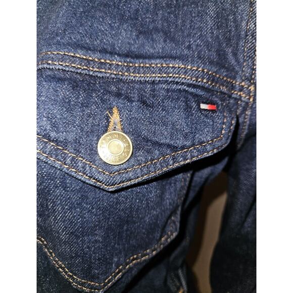 NWT! Tommy Hilfiger Belted Midi Denim Dress Size 8 - Picture 6 of 14